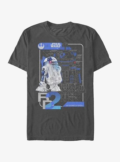 Star Wars R2-D2 Schematics T-Shirt