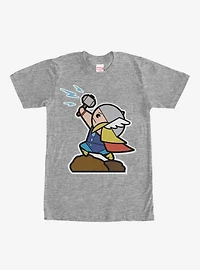 Marvel Cartoon Thor with Hammer T-Shirt