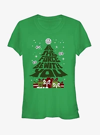 Star Wars Christmas Gifts Be With You Girls T-Shirt