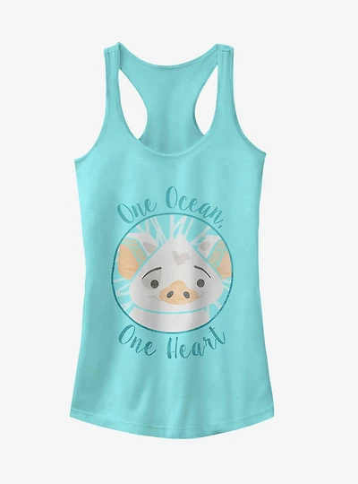 Moana Pua One Ocean Heart Girls Tank
