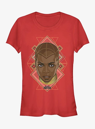 Marvel Black Panther 2018 Okoye Portrait Girls T-Shirt
