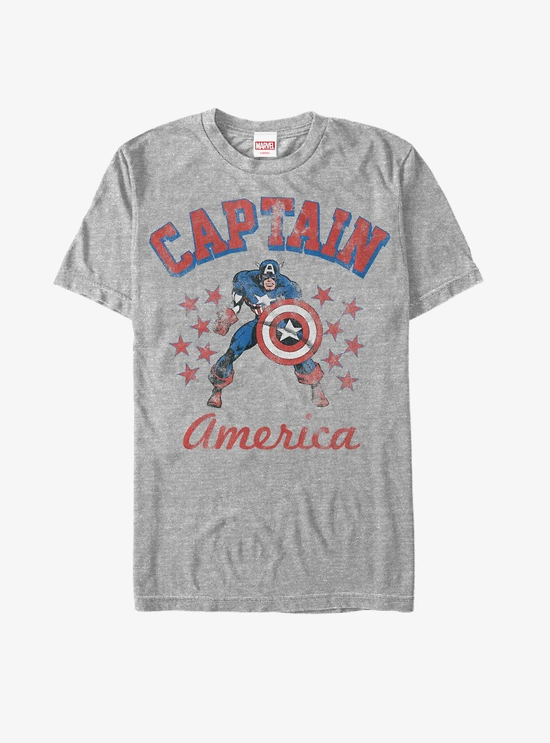 Marvel Classic Captain America Stars T-Shirt