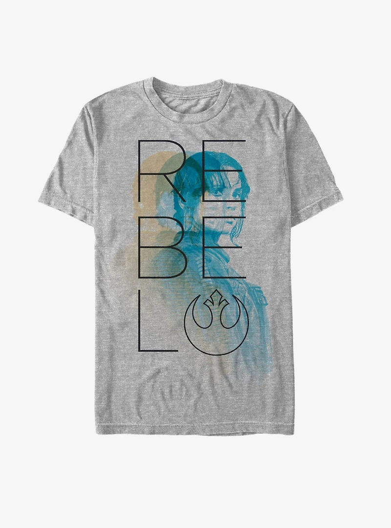 Star Wars Jyn Rebel Alliance Shadow T-Shirt