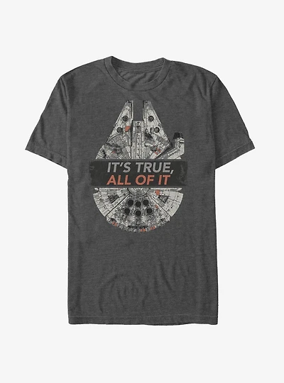 Star Wars Millennium Falcon It's True T-Shirt