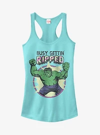 Marvel Hulk Getting Ripped Girls T-Shirt