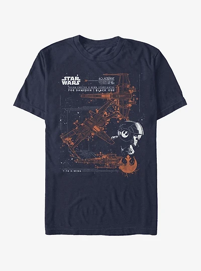 Star Wars Poe Dameron X-Wing T-Shirt