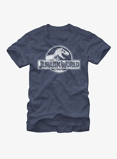 Jurassic World Grey Logo T-Shirt