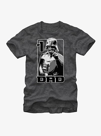 Star Wars Vader Number One Dad T-Shirt