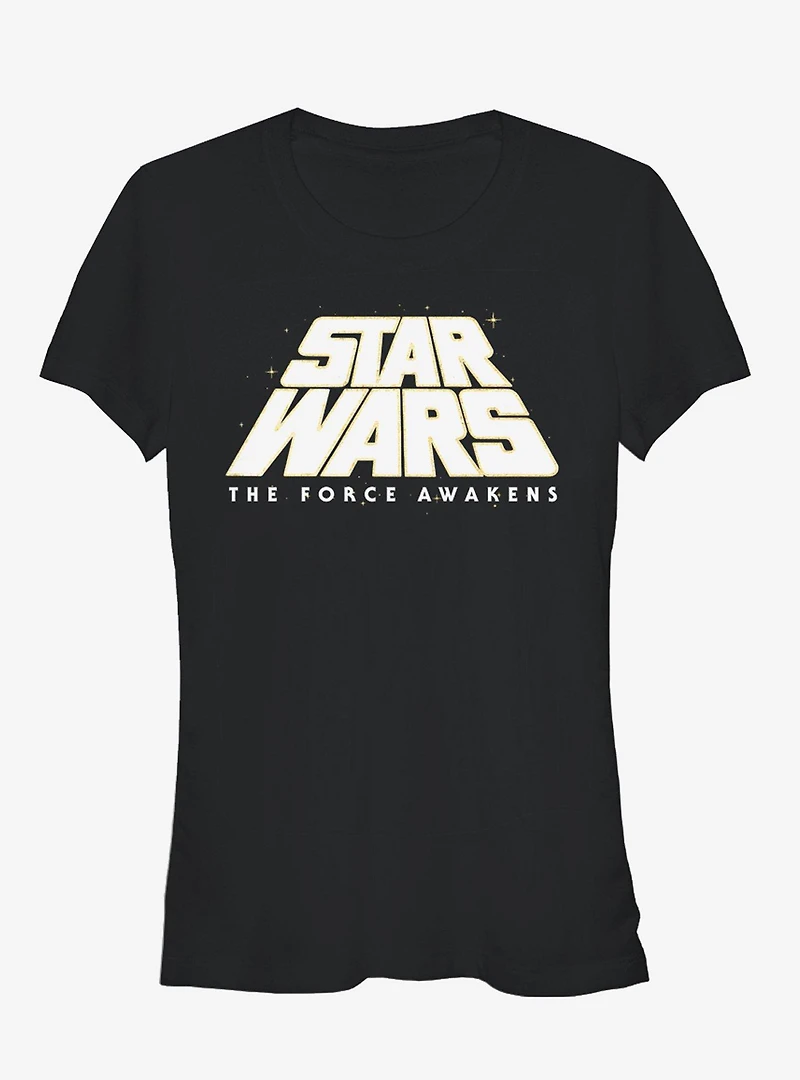 Star Wars Episode VII The Force Awakens Logo Girls T-Shirt