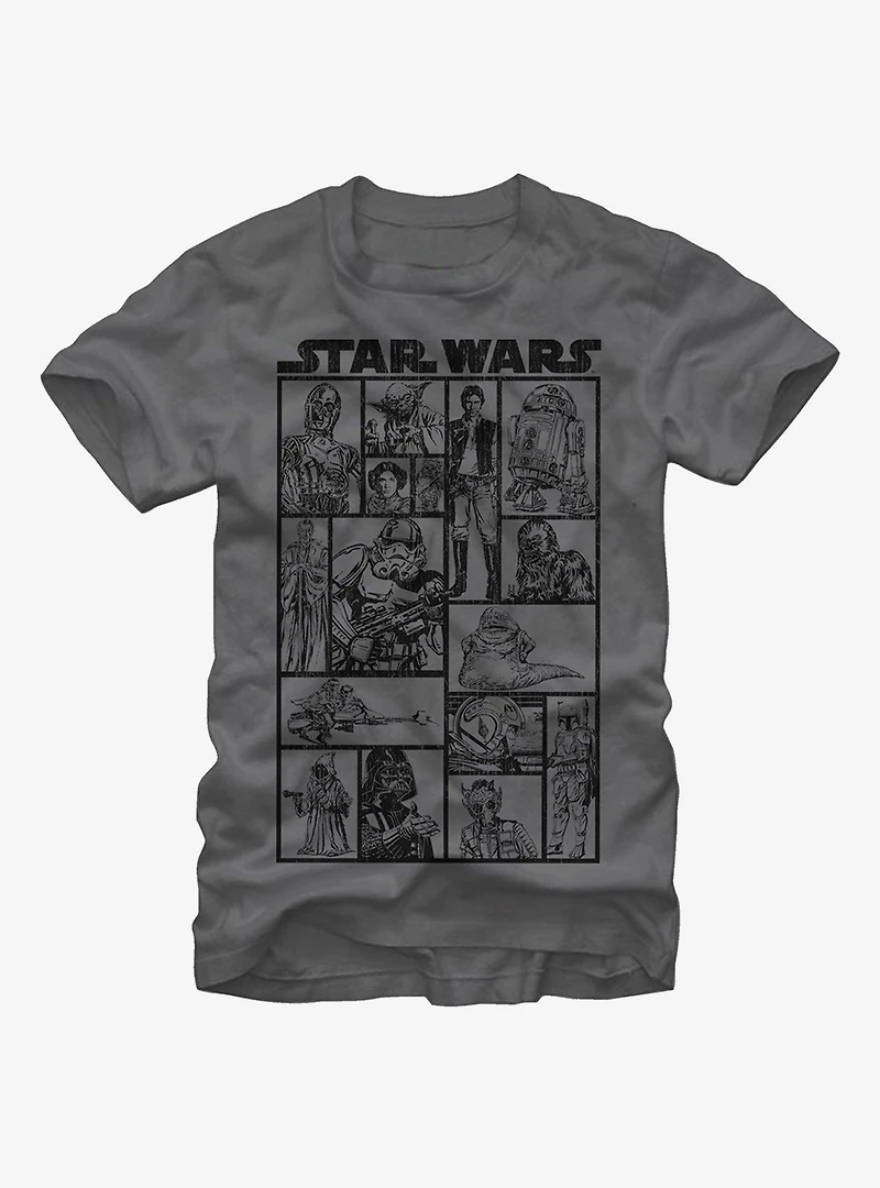 Star Wars Classic Character Group T-Shirt