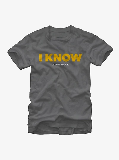 Star Wars Han Solo I Know T-Shirt