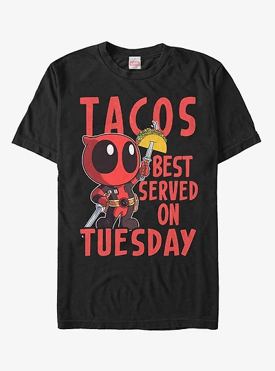 Marvel Deadpool Taco Tuesday T-Shirt