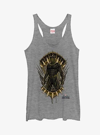 Marvel Black Panther 2018 Claw Crest Girls Tanks