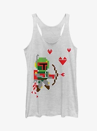 Star Wars Valentine's Day Boba Fett Cupid Girls Tanks
