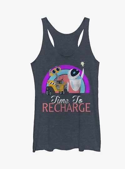 Disney Pixar Wall-E Time to Recharge Girls Tank