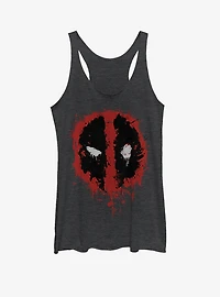 Marvel Deadpool Splatter Icon Girls Tank