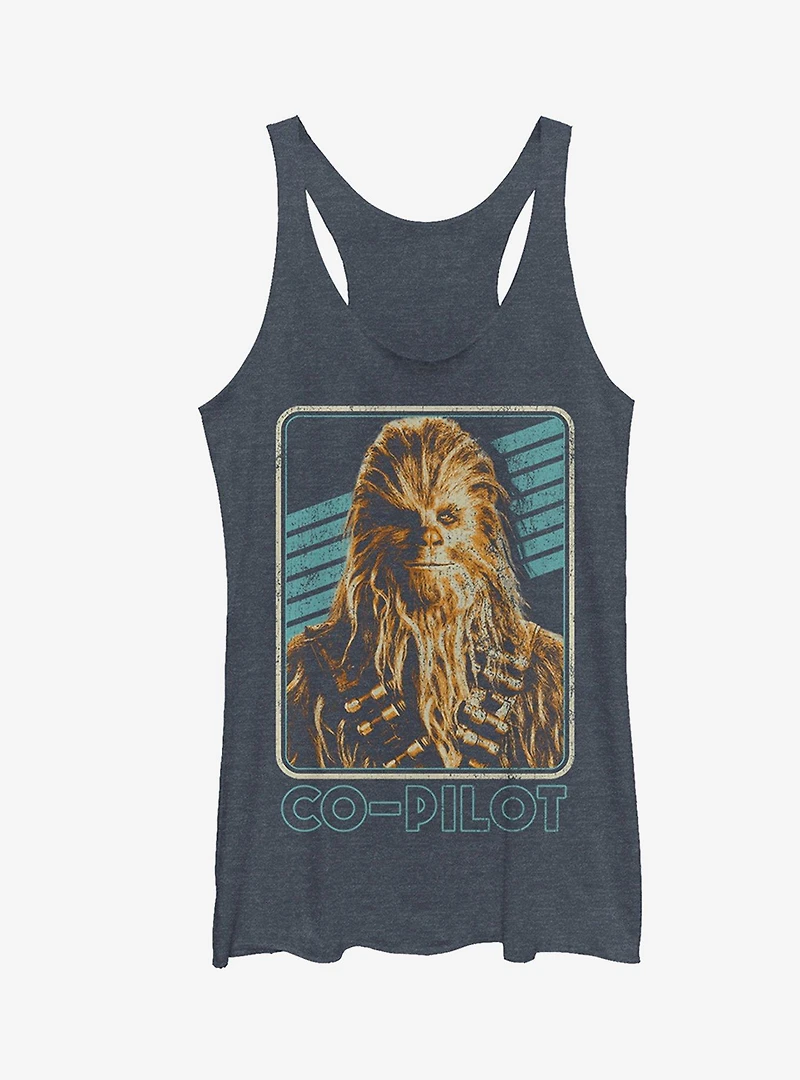 Star Wars Retro Chewie Copilot Girls Tanks