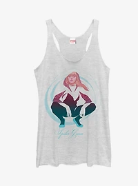 Marvel Spider-Man Ghost-Spider Cutout Girls Tank Top