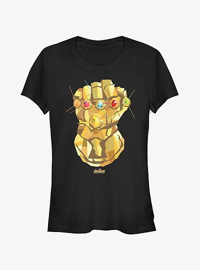 Marvel Avengers: Infinity War Geometric Gauntlet Girls T-Shirt