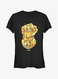 Marvel Avengers: Infinity War Geometric Gauntlet Girls T-Shirt