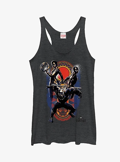 Marvel Black Panther 2018 Allies Girls Tanks