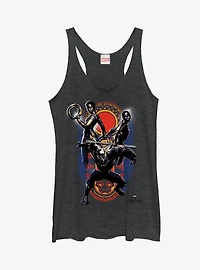 Marvel Black Panther 2018 Allies Girls Tanks