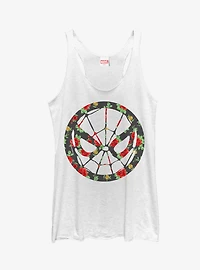 Marvel Spider-Man Rose Print Girls Tanks