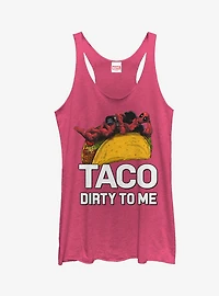 Marvel Deadpool Taco Dirty To Me Girls Tank