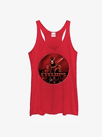 Marvel X-Men Cyclops Badge Girls Tanks