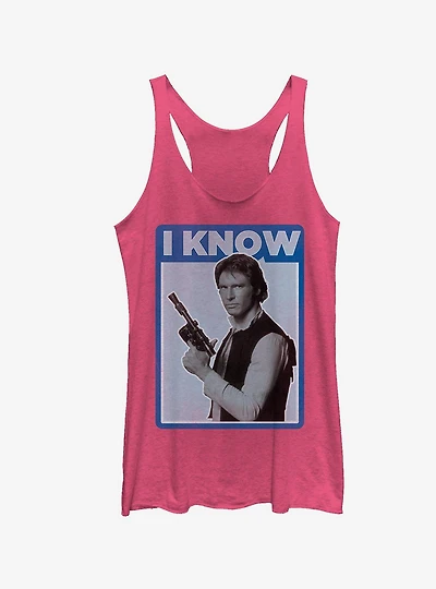 Star Wars Han Solo Quote I Know Girls Tanks