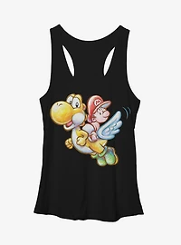 Super Mario Yoshi's New Island Flying Girls Tanks