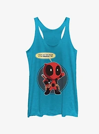 Marvel Deadpool Cartoon Chump Girls Tank