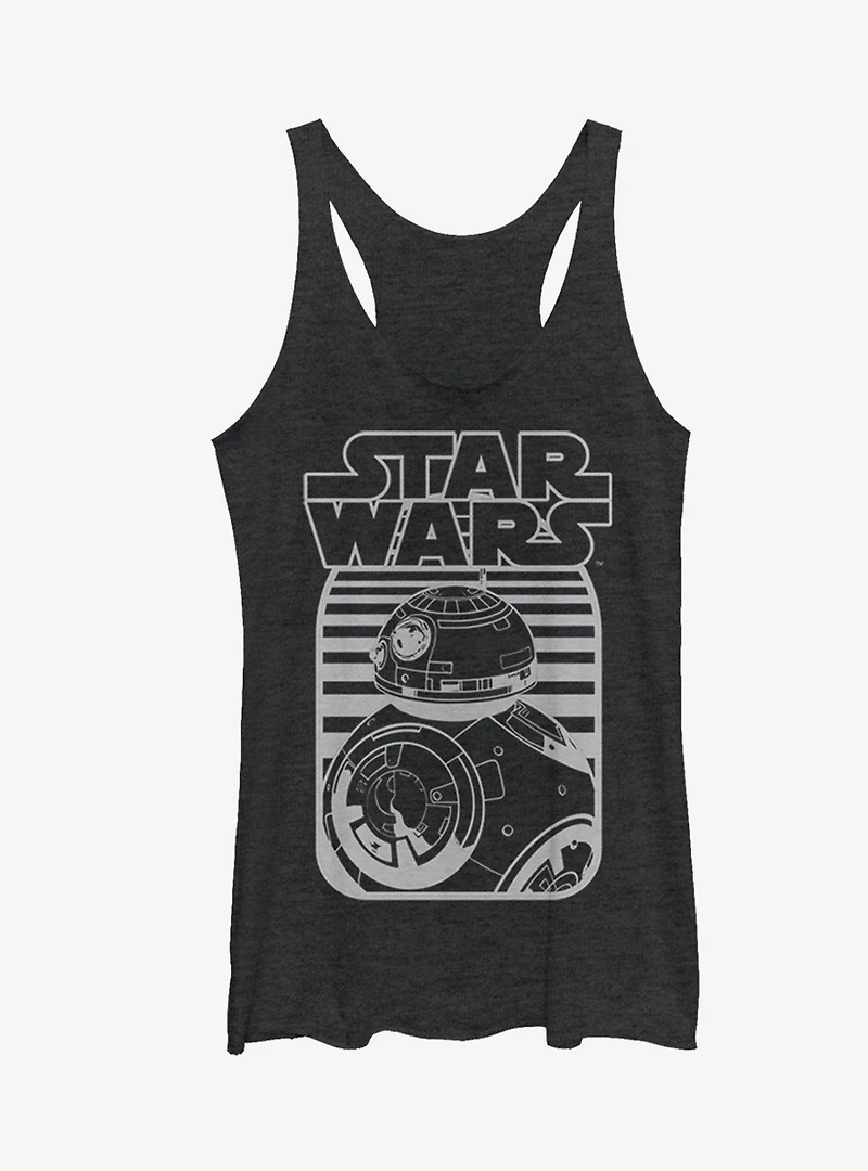 Star Wars BB-8 Stripe Logo Girls Tanks