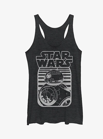 Star Wars BB-8 Stripe Logo Girls Tanks