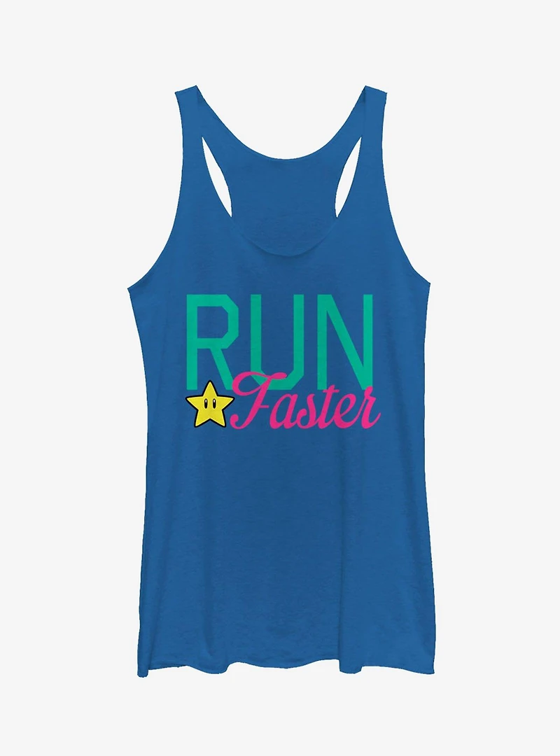 Nintendo Super Star Run Faster Girls Tanks