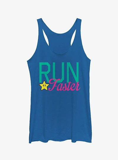 Nintendo Super Star Run Faster Girls Tanks