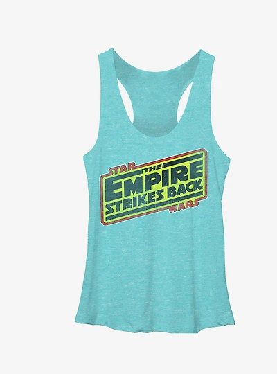 Star Wars Episode V The Empire Strikes Back Logo Girls Tank Top