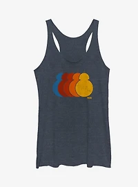 Star Wars BB-8 Retro Rainbow Girls Tanks