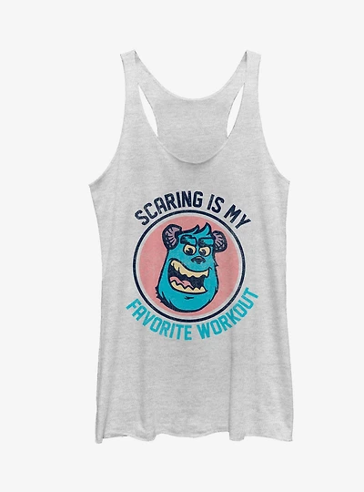 Monsters Inc. Sulley Scaring is My Favorite Workout Girls Tanks