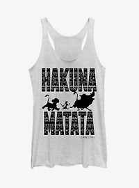 Lion King Hakuna Matata Girls Tanks