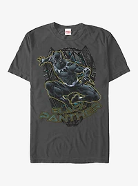 Marvel Black Panther Mask Outline T-Shirt