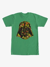 Star Wars Hawaiian Print Darth Vader Helmet T-Shirt