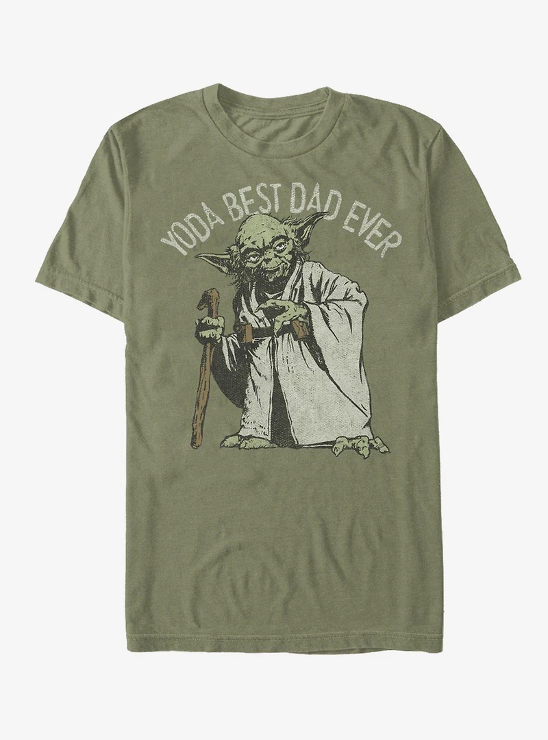 Star Wars Yoda Best Dad Ever T-Shirt