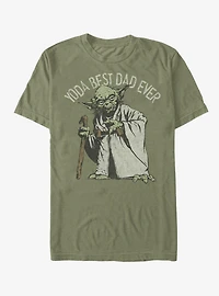 Star Wars Yoda Best Dad Ever T-Shirt