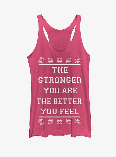 Nintendo Super Mario Bros. Fire Flower Stronger Womens Tank