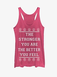 Nintendo Super Mario Bros. Fire Flower Stronger Womens Tank