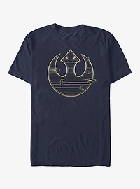Star Wars: The Last Jedi Rebel Logo Streak T-Shirt