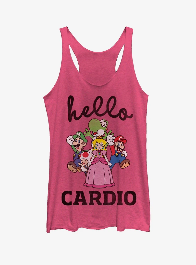 Nintendo Mario Hello Cardio Womens Tank Top