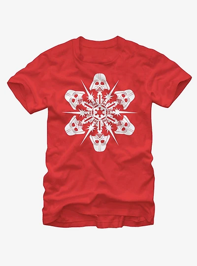 Star Wars Darth Vader Christmas Snowflake T-Shirt