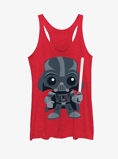 Star Wars Cute Cartoon Darth Vader Womens Tank